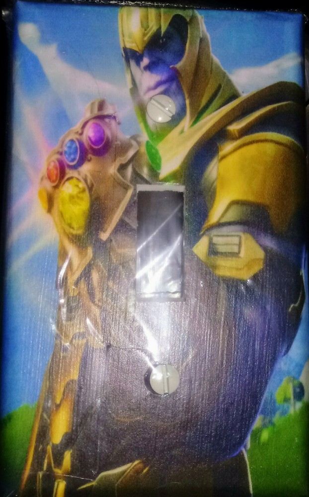 Custom Handmade Thanos Single Toggle Light Switch Cover
