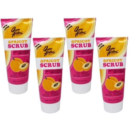 4 Pack Queen Helene Apricot Scrub 6 Oz Each