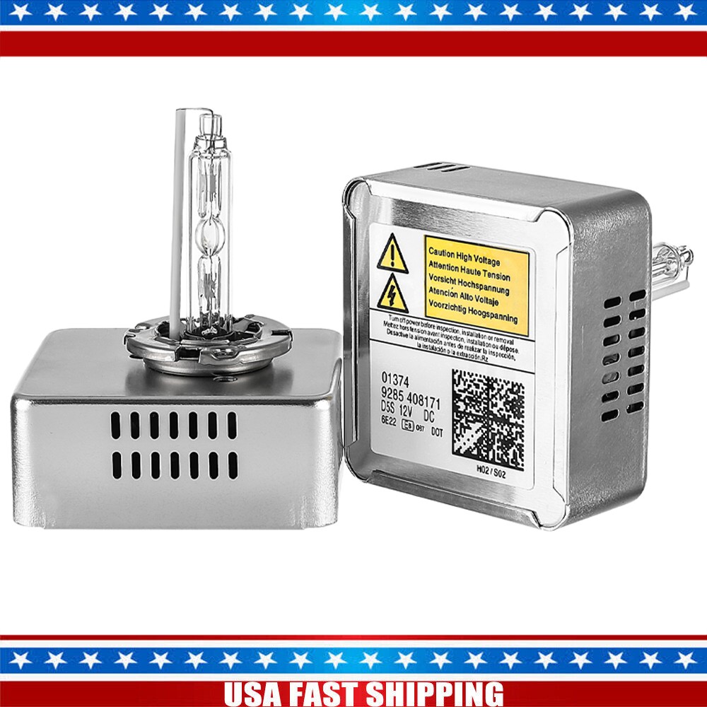2PCS D5S Xenon Headlight HID Bulb For Chevy Silverado GM Sierra 1500 2016 2017