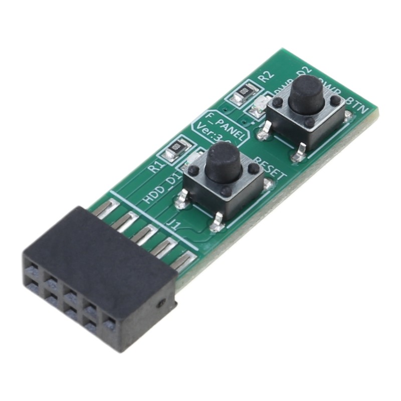 2x5 Pin ResetPower ONOFF Switches Board Adapter for Computer Connection