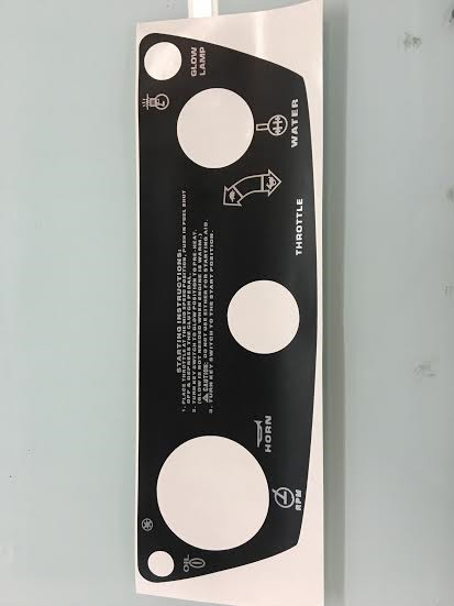 Massey Ferguson 210 Dash Decal