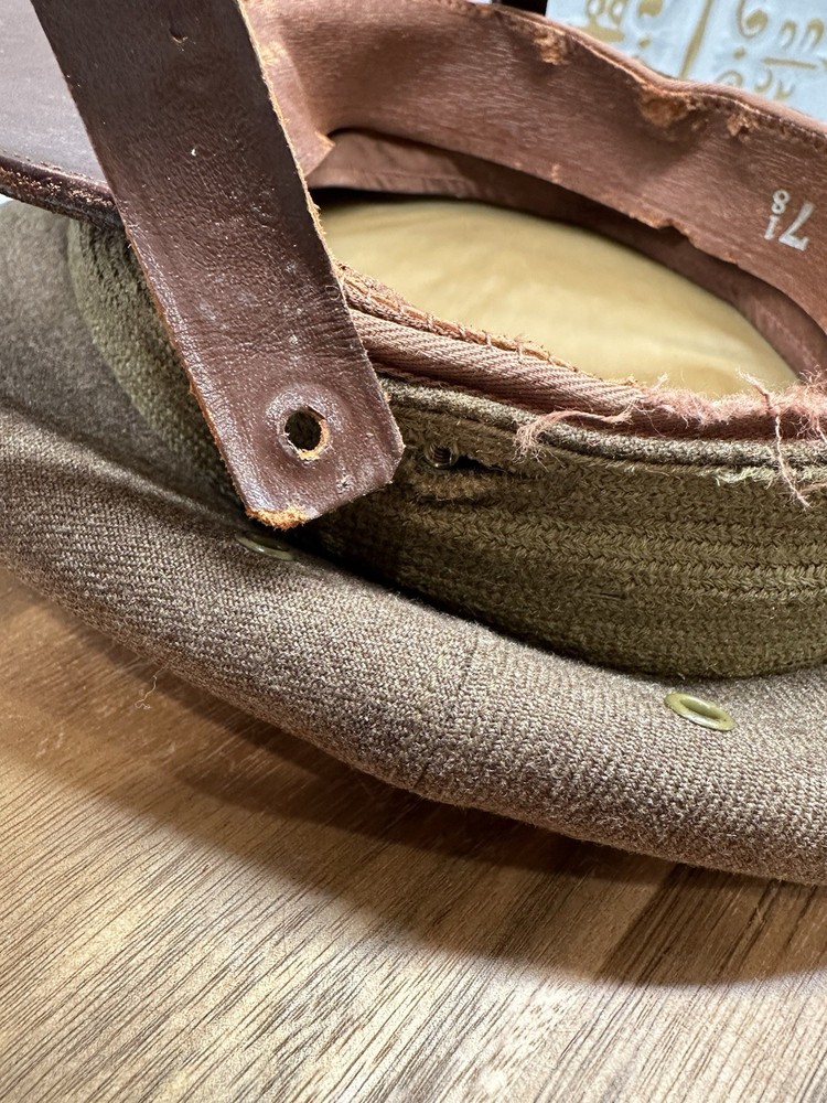 vintage army visor cap