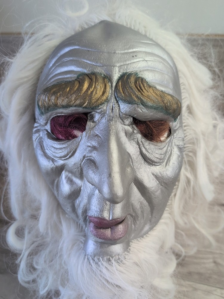 Cesar silver father time mask