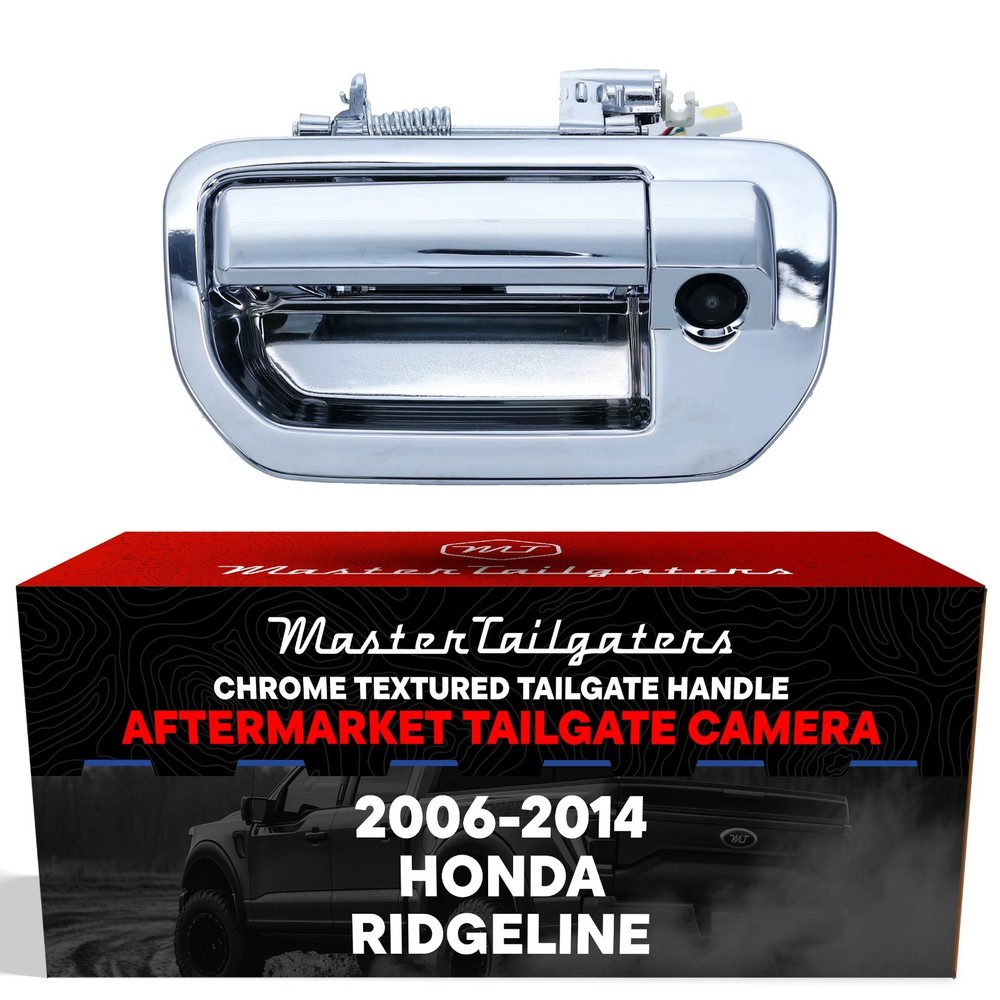 For Honda Ridgeline (2006-2014) Chrome Tailgate Handle with Backup Camera