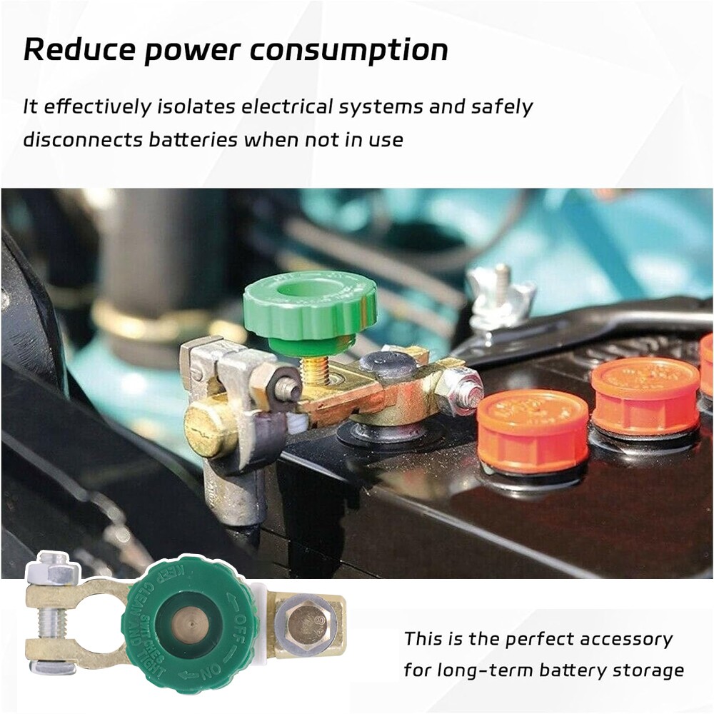 Auto Battery Link Terminal Quick Cut-off Disconnect Master Kill Shut Switch