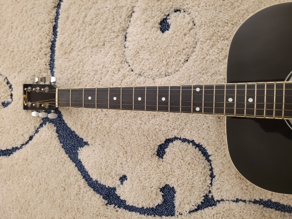 Bob Dylan Autographed Black Eleca Autistic Guitar Signed Authenticated