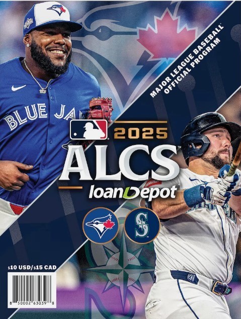 2025 MLB ALCS NLCS CHAMPIONSHIP TWO PROGRAM SET DODGERS BLUE JAYS WORLD SERIES