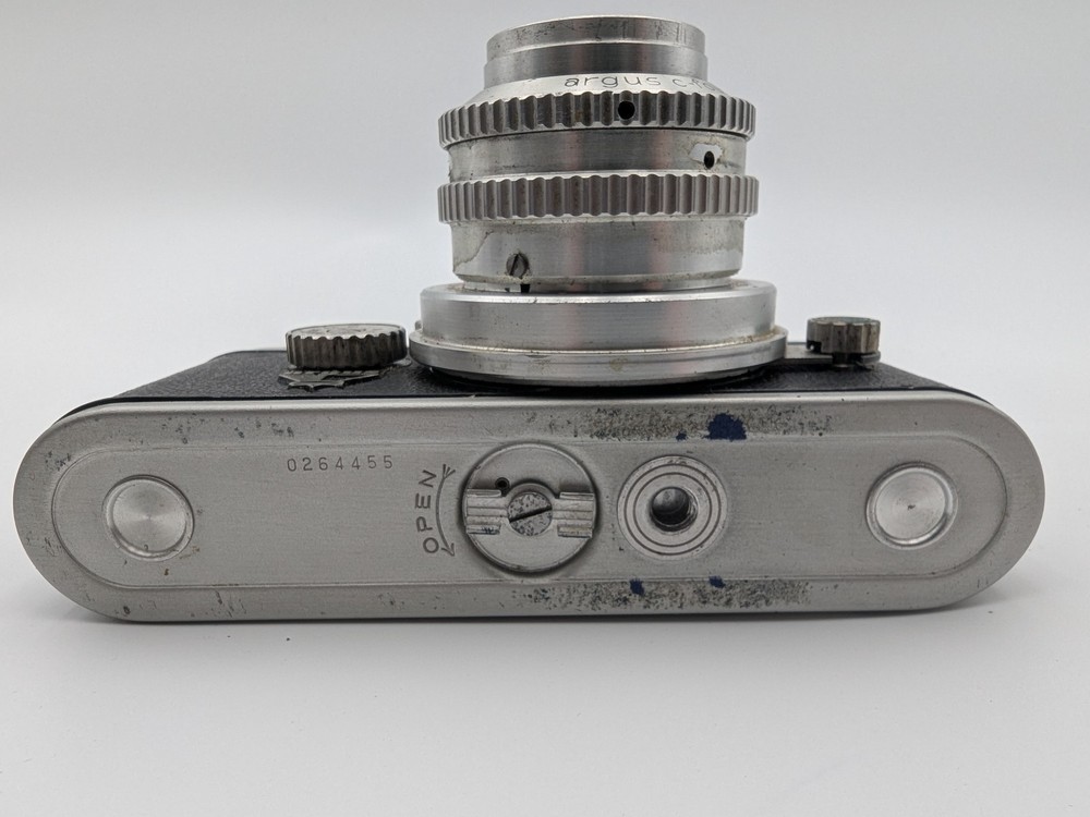 Argus C4/G (Geiss Modified), Lens, Fully Functional