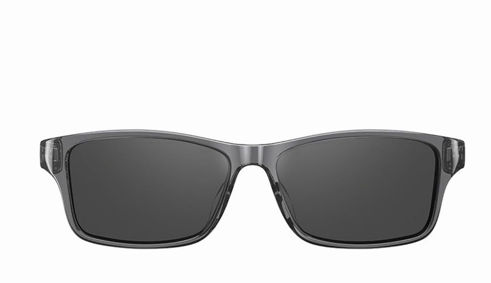 Amazon Echo Frames 3rd Generation Polarized Smart Glasses Alexa Grey Rectangle