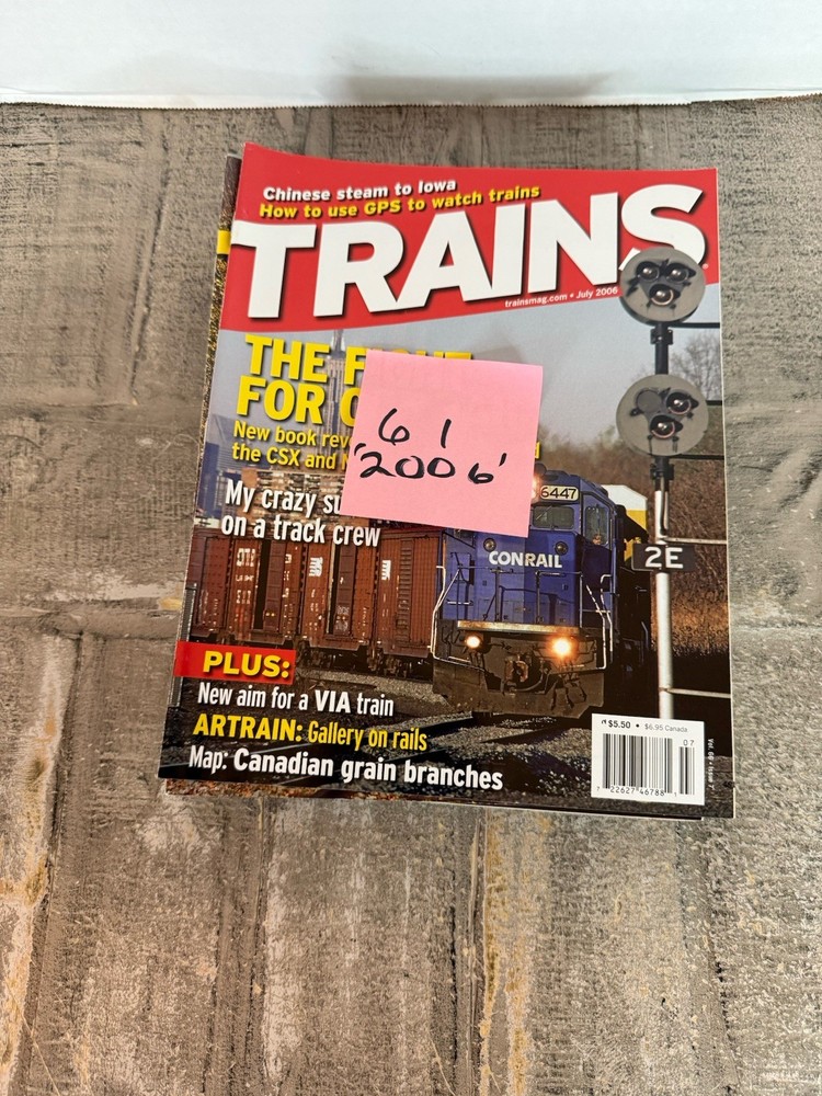 Trains Magazine Bundle Of 12 Issues #61 Year 2006
