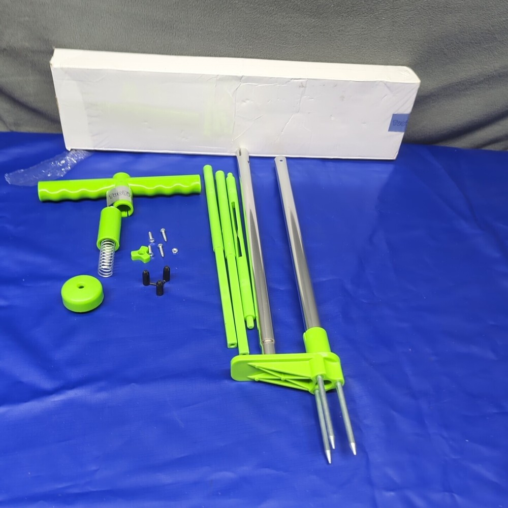 39" Long Handle Weed Puller Tool Stainless Steel Claw - Lightweight, Sturdy