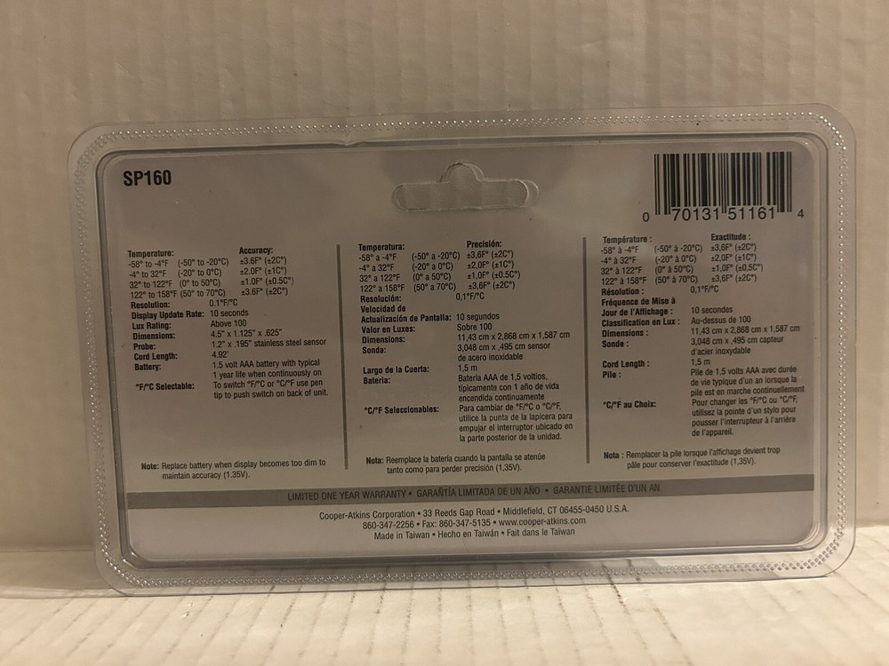 Cooper SP160 Digital Solar Panel Meter