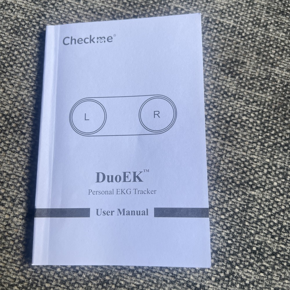 Checkme DuoEK Personal EKG Tracker Model ER2