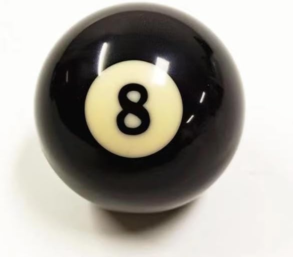 Replacement Eight Ball, 2-1/4" Regulation Size Billiard