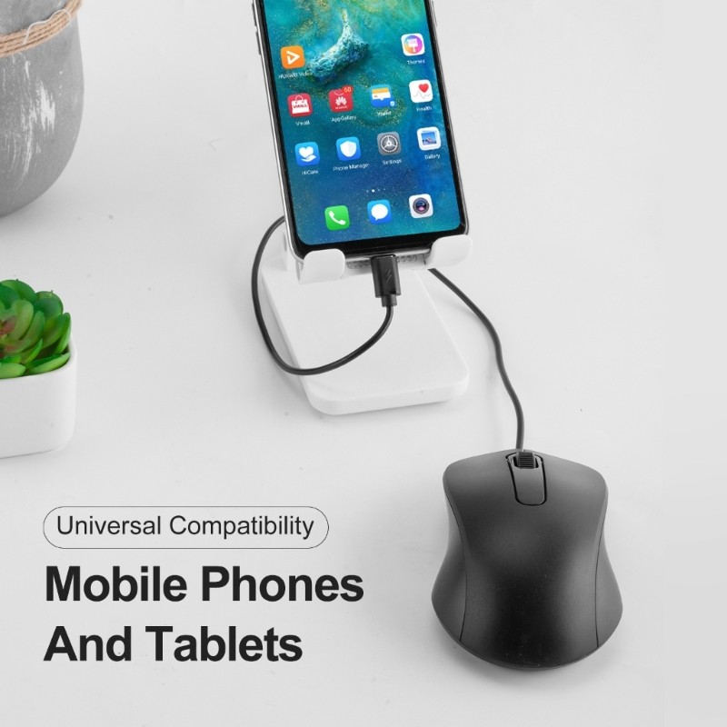 Ergonomic Type C Gaming Mouse USB C Mice 3 Buttons, for Windows Compatibility