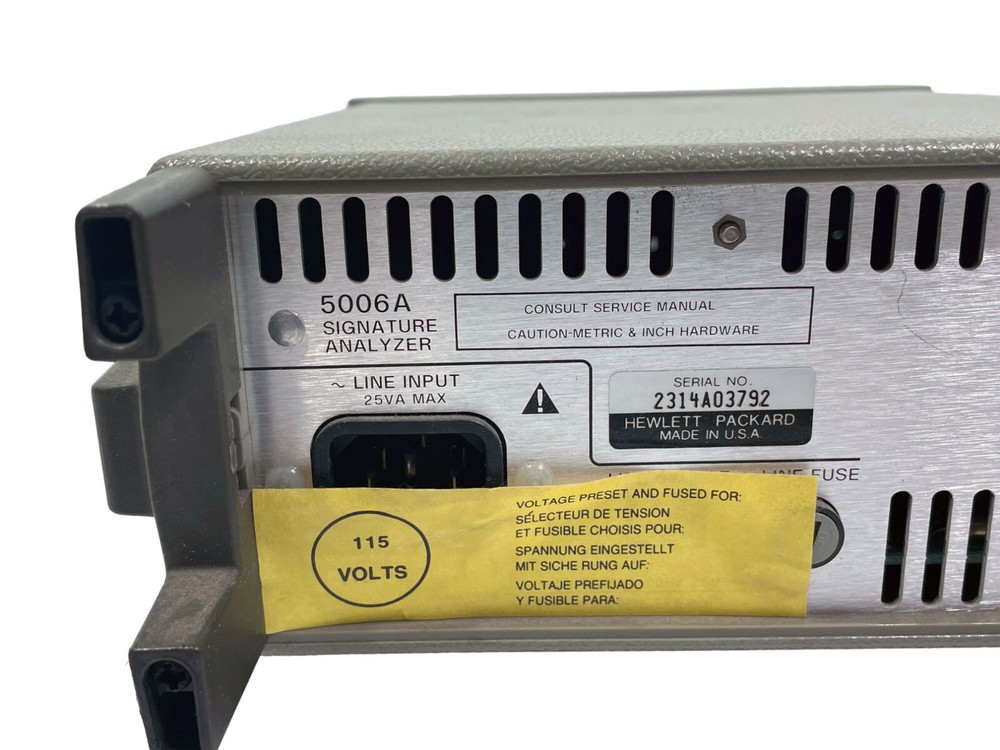 HP Hewlett Packard Signature Analyzer 5006A