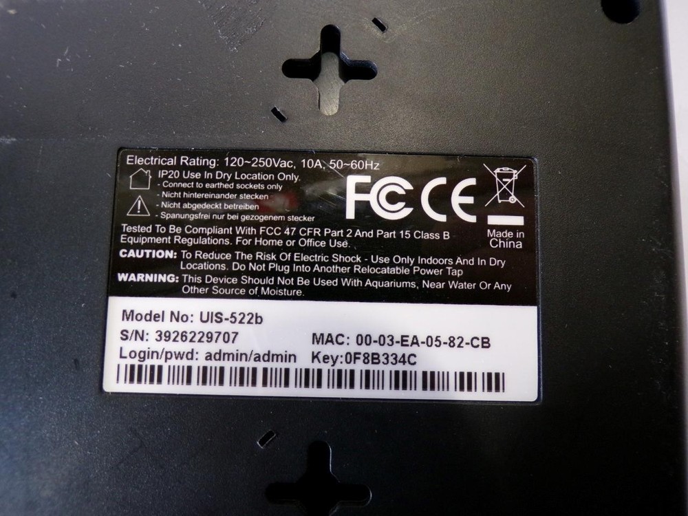UIS-522b Internet Controlled Power Switch Auto Reboot Router Modem (B3900)