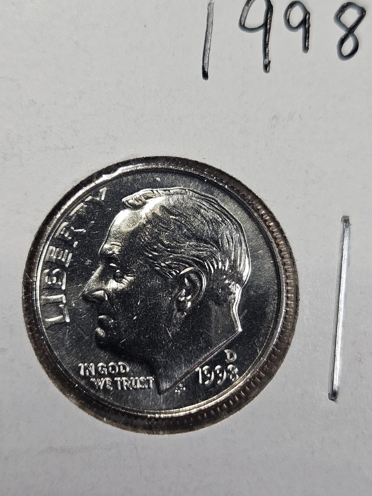 1998 D ROOSEVELT DIME BU