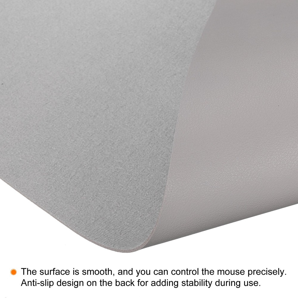 1Pcs 24"x12" Desk Mat Protector Gray