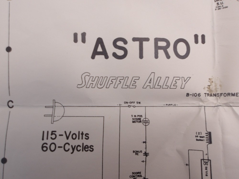 United: Astro - Shuffle Bowler-  Schematic