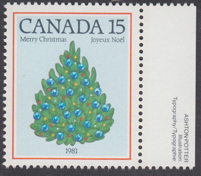 Canada- #902 Christmas Tree - MNH
