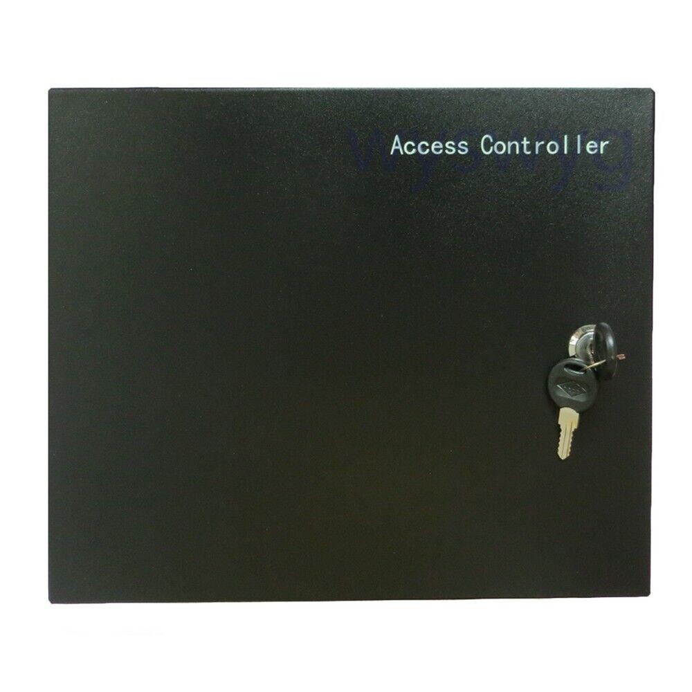 4 Door 4 Reader TCP/IP RFID Board Panel Access Control Metal case + Power supply