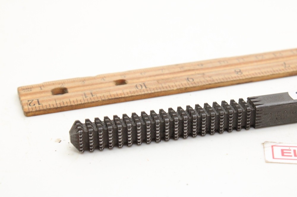 Mac Tools TRM8 Metric Thread Restoring File Red Rubber Handle USA