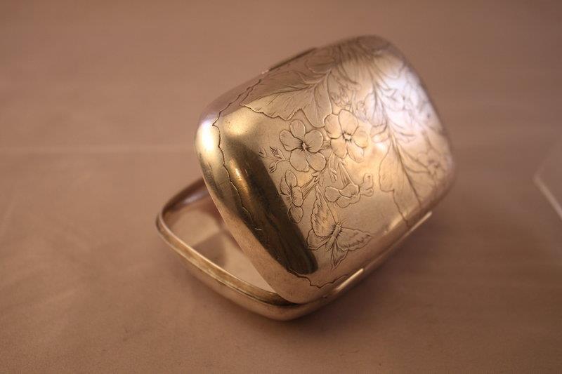 Antique Gorham Sterling Silver Soap Box 19th C.