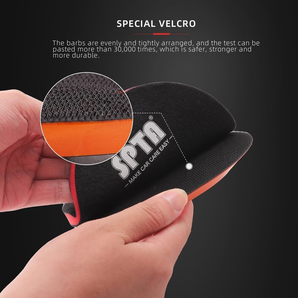 5"125mm Backing Pad Hook and Loop Backing Plate 5/16"-24 Thread DA Air Random...