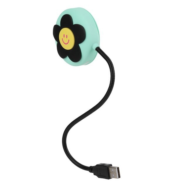 JUSTICE TECH Desktop USB Light Adjustable, Flexible & Bright - SUNFLOWER - NIB