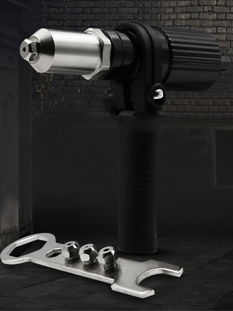 Pop Rivet Gun Tool Professional Cordless Riveter Adapter Kit Riveter Nut Tool☽ ๑
