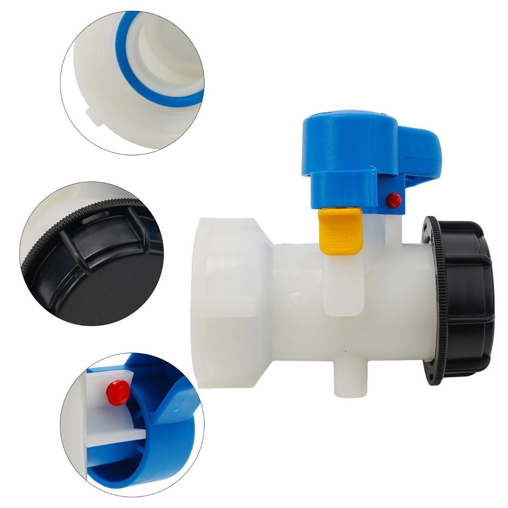IBC Container Flap Valve High Quality Thread Spout Valve Plastic Accessories