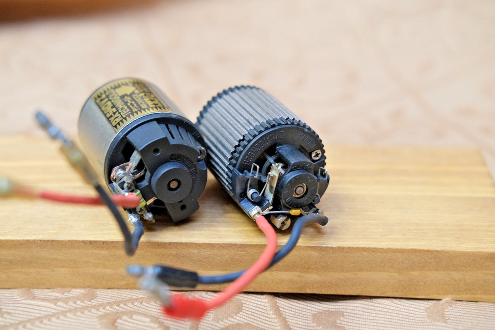 Tamiya RX-540VZ Technigold and Dynatech 02H, Vintage RC Brushed Motor