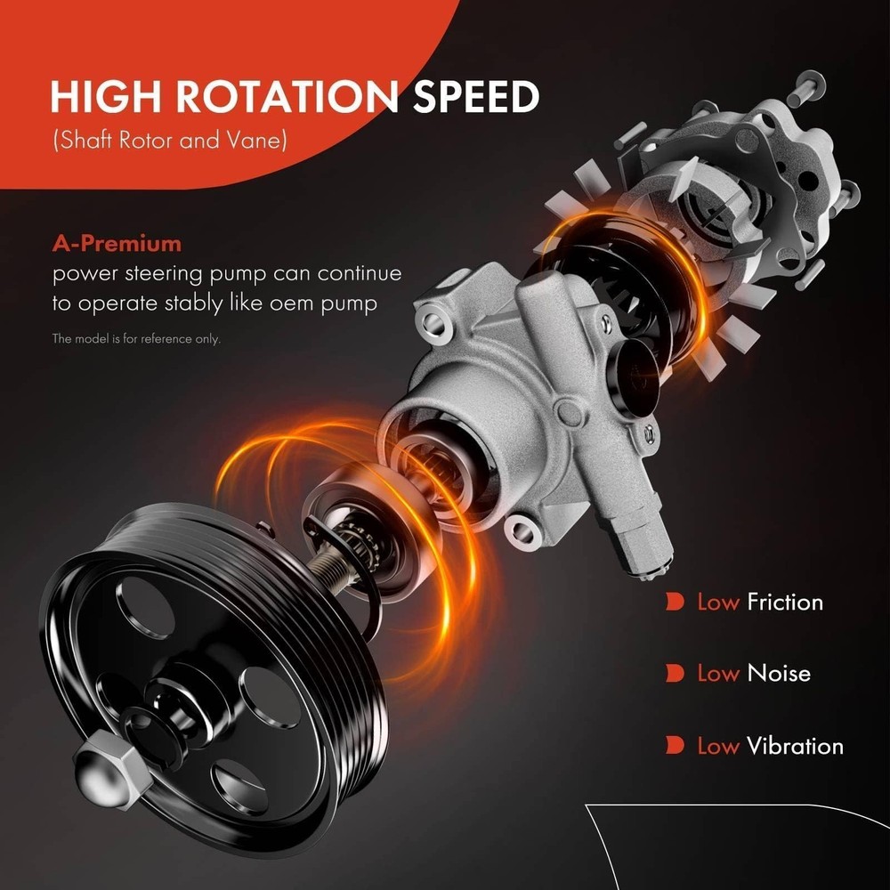 A-Premium Power Steering Pump Compatible with Dodge Durango 2004-2007, Chrysl...