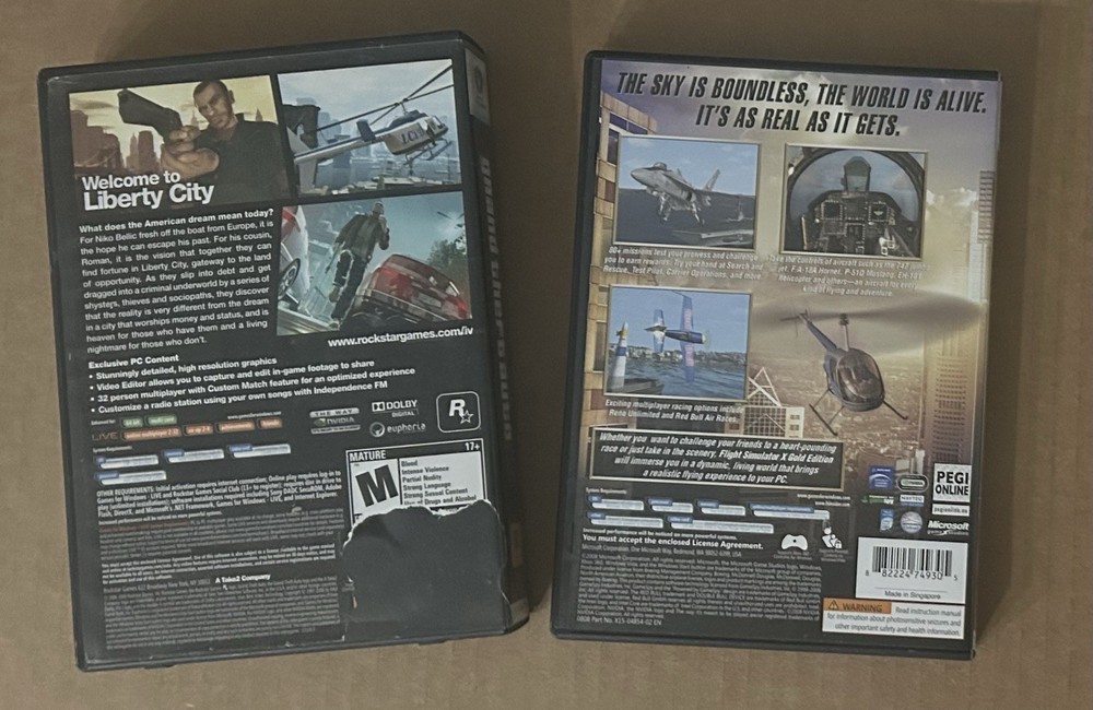 PC Games - Grand Theft Auto & Flight Simulator