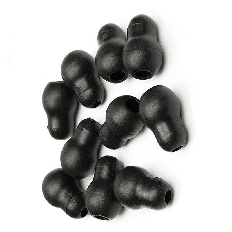 10Pcs Silicone Black Soft Eartips Earplug Earpieces For Littmann Stethoscope ll