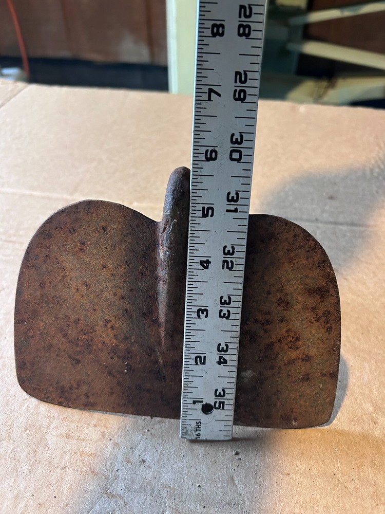 Rustic Original Vintage Primitive Metal Hoe no handle