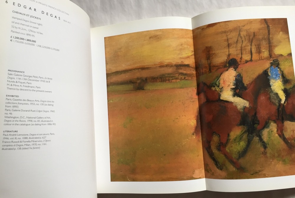 Sotheby's Catalog Impressionist & Modern Art 2005 Softcover Reference Degas Gris