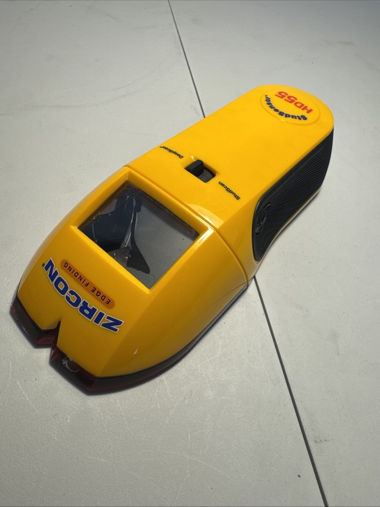 Zircon Multi Scanner Tool StudSensor 9V HD55 Stud Finder- BROKEN DISPLAY