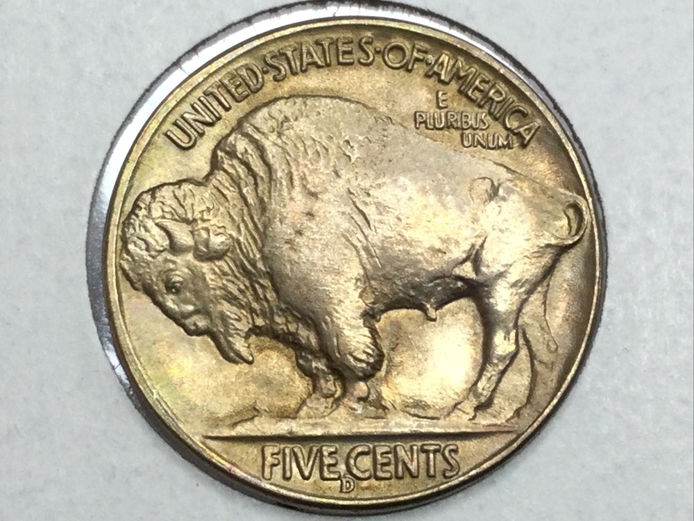 1938-D Buffalo Nickel in uncirculated