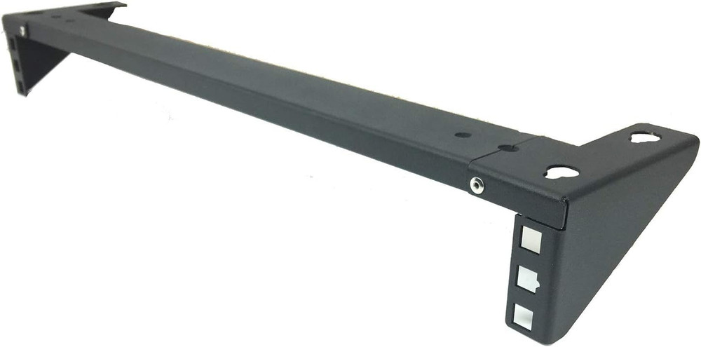 1U Steel Vertical Wall Mount Rack and Horizontal Under Desk PC Mount Bracket ...