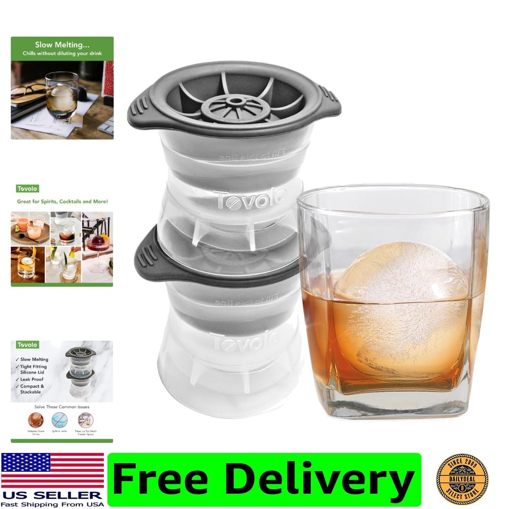 Sphere Ice Molds - Set of 2