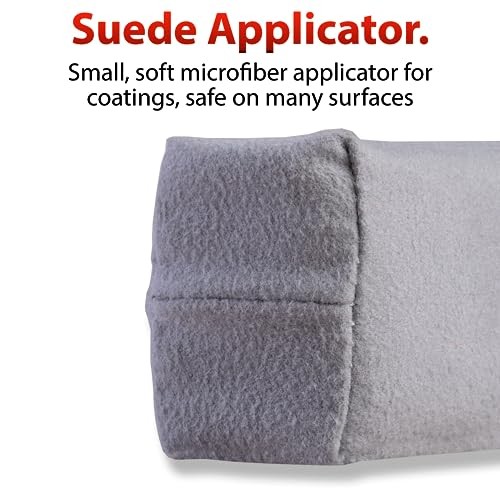 Suede Applicator (2 Pack) - Car Detailing Sponge, Use with Ceramic Spray,