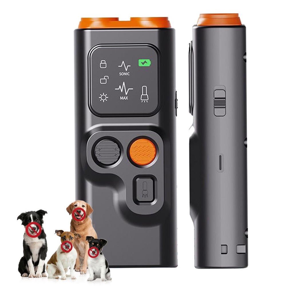 Dog Bark Deterrent - Behavior Corrector with LED in 800mAh Rechargeable Battery