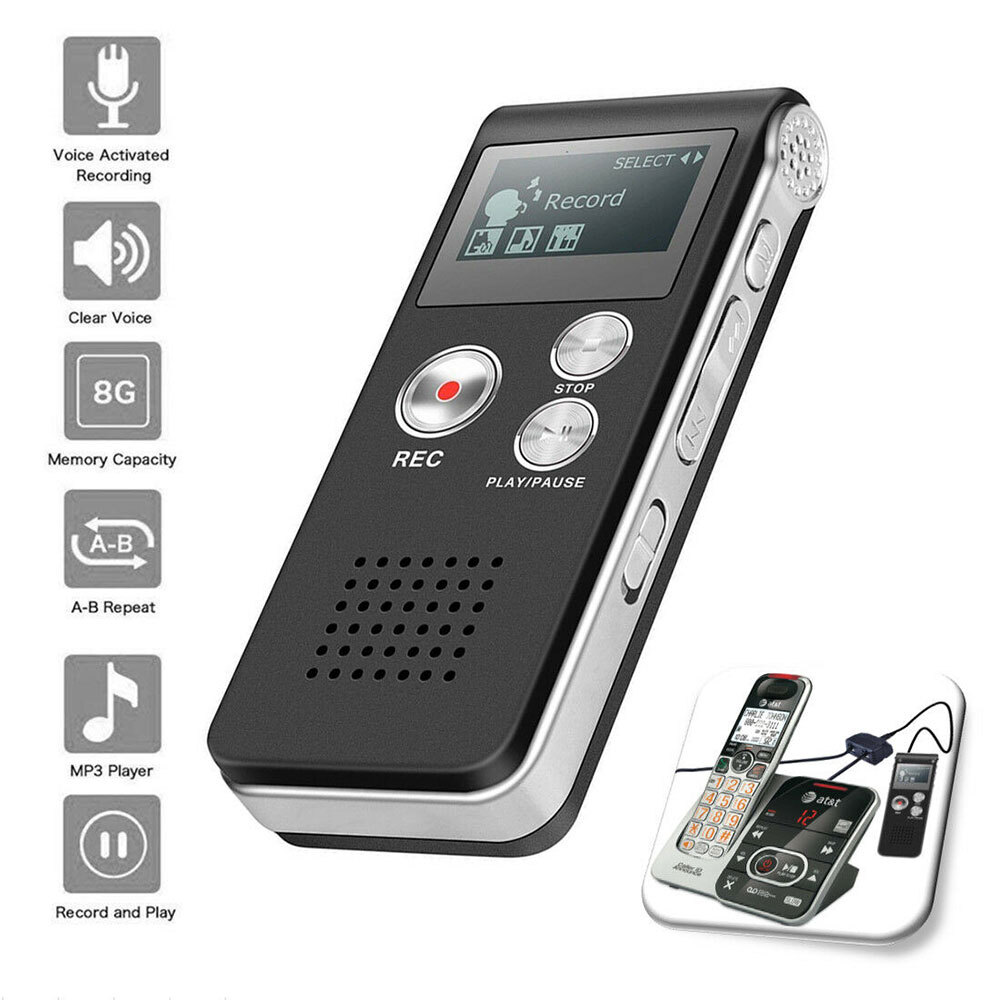 Paranormal Ghost Hunting Equipment Digital EVP voice Activated Recorder USB USA
