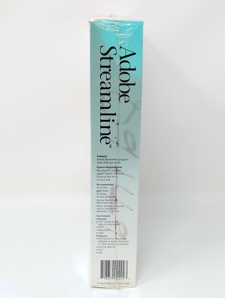 Vintage Adobe Streamline 2.0 for Mac - NEW SEALED