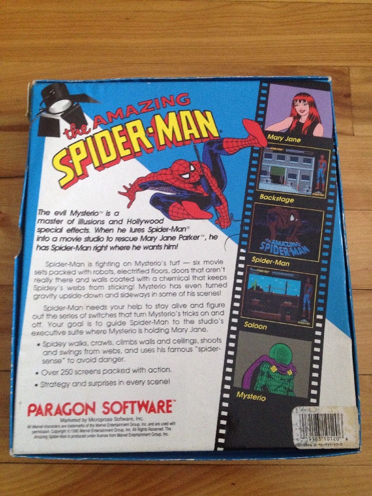 Spiderman Paragon Software 1990