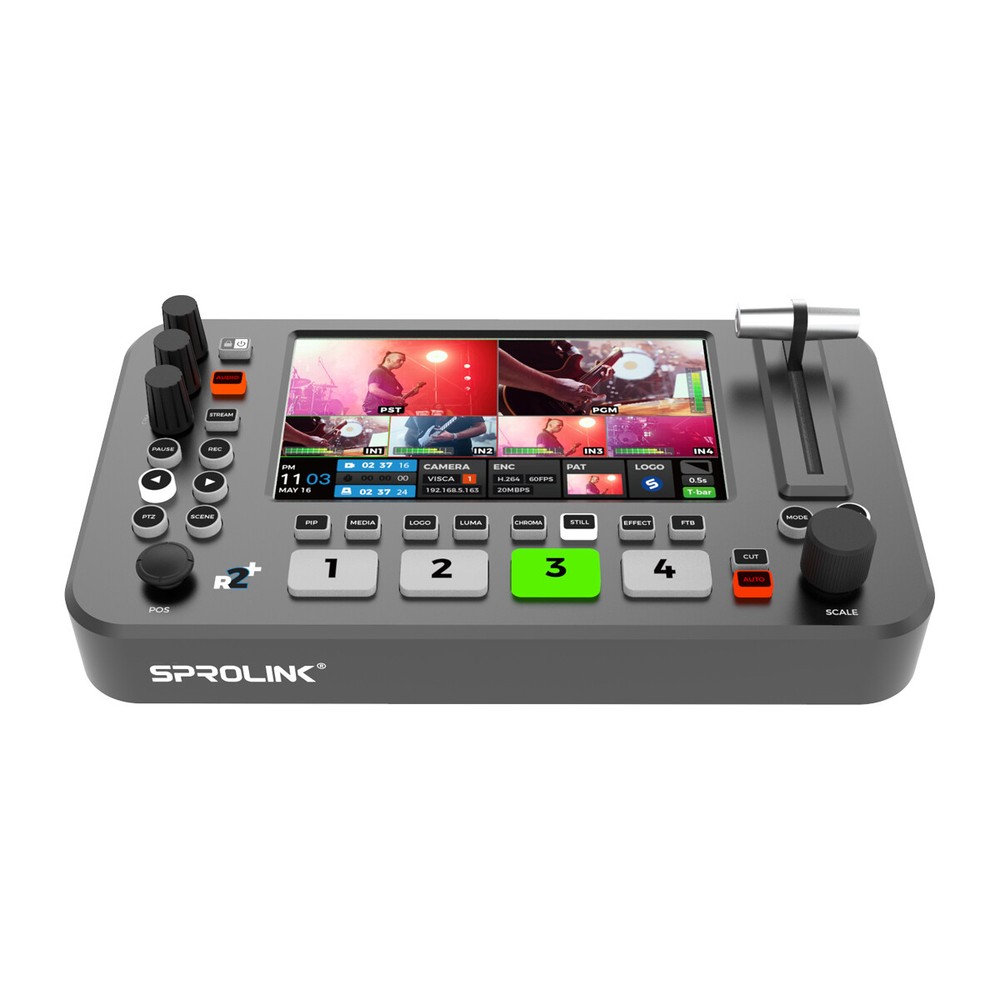 SPROLINK NeoLIVE R2+ Plus 5.5" Multi-Functional Video Switcher Mixer Streaming