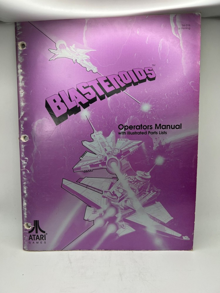 ATARI: Arcade game Manuals Collection from distributors library YOUR CHOICE