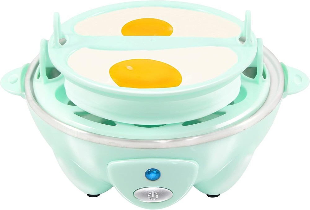 Electric 7 Egg Capacity Soft Medium Hard-Boiled Cooker - Scrambled Omelet Maker
